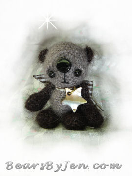 Miniature Teddy Bear by Jennifer Creasey