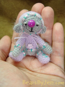 Miniature Teddy Bear by Jennifer Creasey